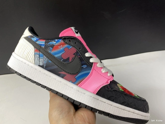 1st Kicks Shoes Low CW0418-006 Retro 1 Year (2020) Chinese Jordan New 0814